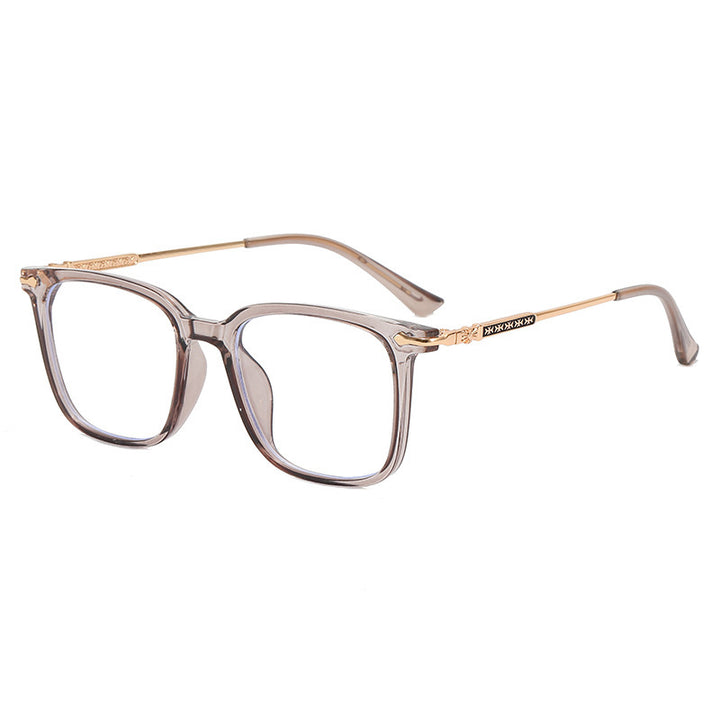 Damen modische Sonnenbrille mit elegantem Rahmen und kontrastierenden Gläsern Karnz