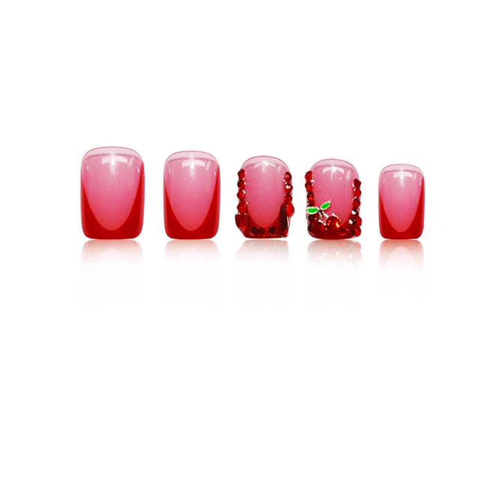 Künstlerische mit Strass verzierte Nagelveredelungen Karnz
