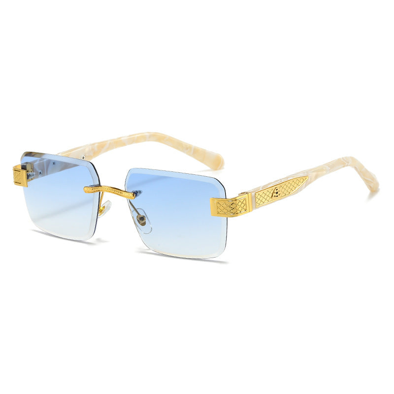 Damen elegante Sonnenbrille mit luxuriösem, glitzerndem Rahmen Karnz