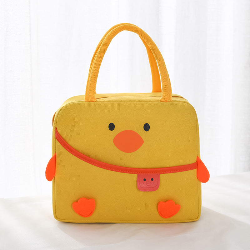 Spaßige, cartoonhafte Lunch-Tasche