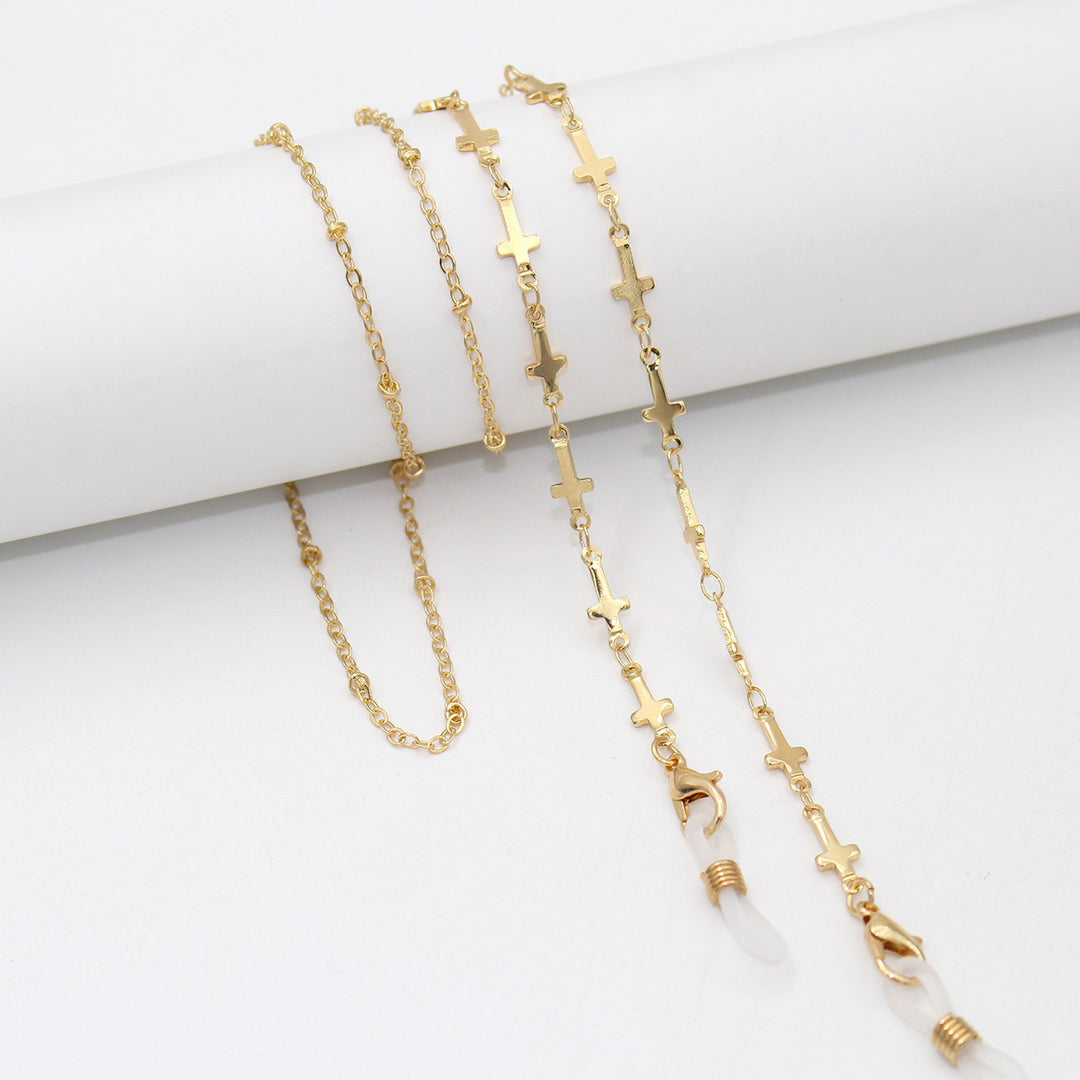 Elegante kreuzverzierte Brillenband Karnz