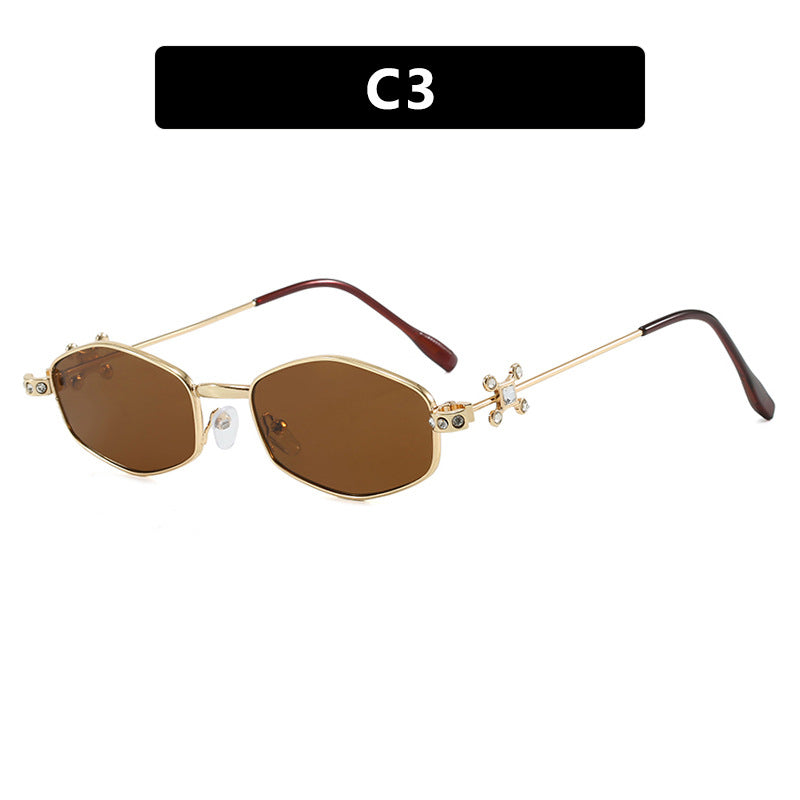 Damen Sonnenbrille mit eleganten Akzenten und UV-Schutz Karnz