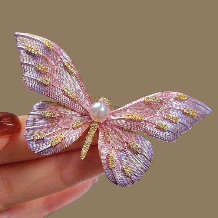 Elegante Schmetterlingsbrosche Karnz