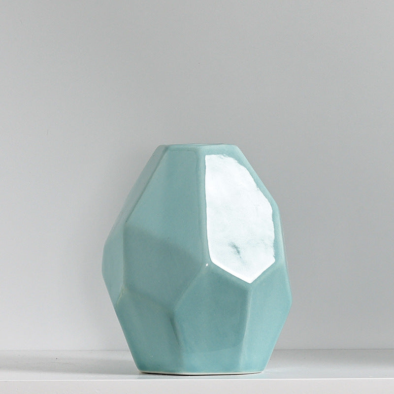 Geometrische Moderne Keramische Vase Karnz