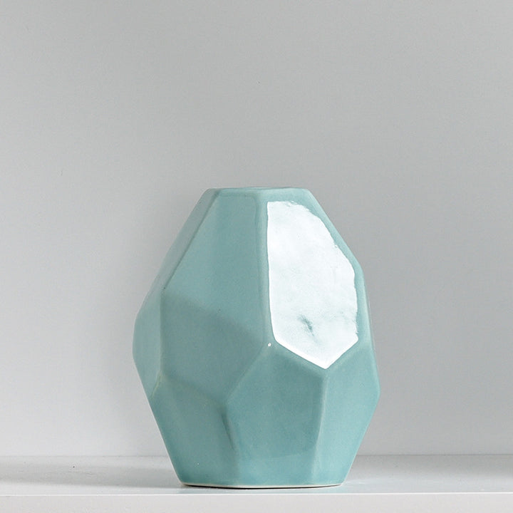 Geometrische Moderne Keramische Vase Karnz