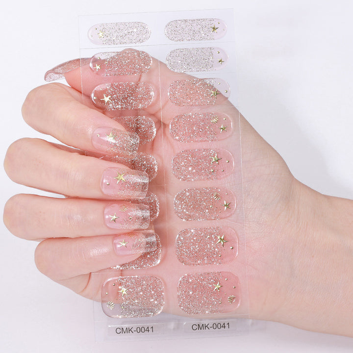 Funkelnde Nagelüberzüge
