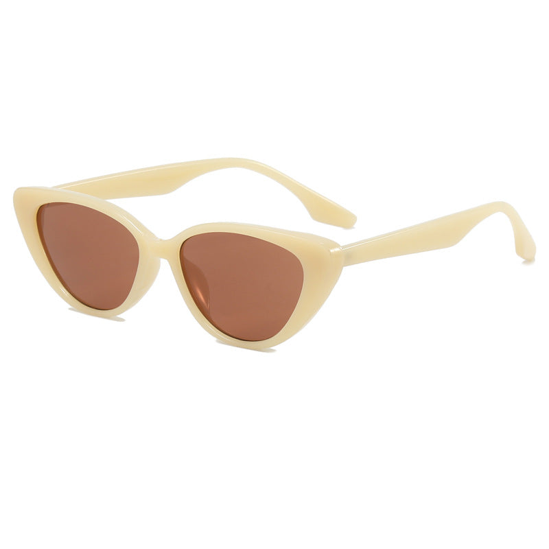Damen modische Cat-Eye Sonnenbrille mit UV-Schutz und edlem Rahmen Karnz