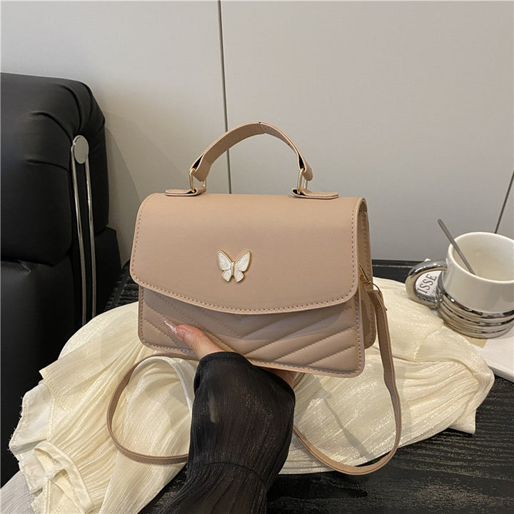 WoElegant Gepolsterte Leder Satchel Tasche Karnz