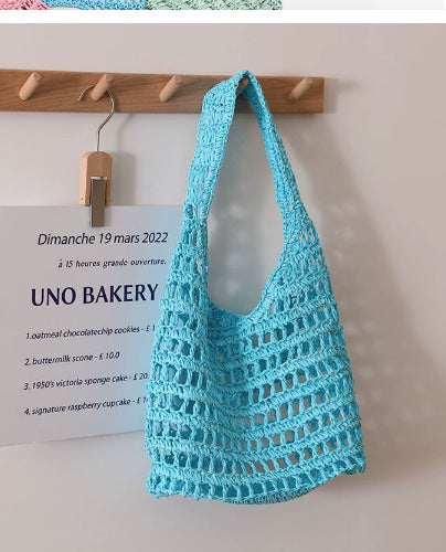 Damen Großer handgeknüpfter Einkaufstasche Karnz