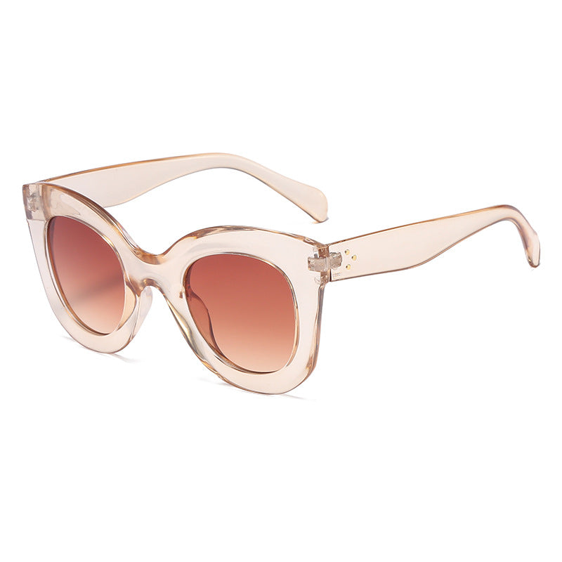 Damen Elegante oversized Sonnenbrille mit ausgefallenem Rahmen Karnz