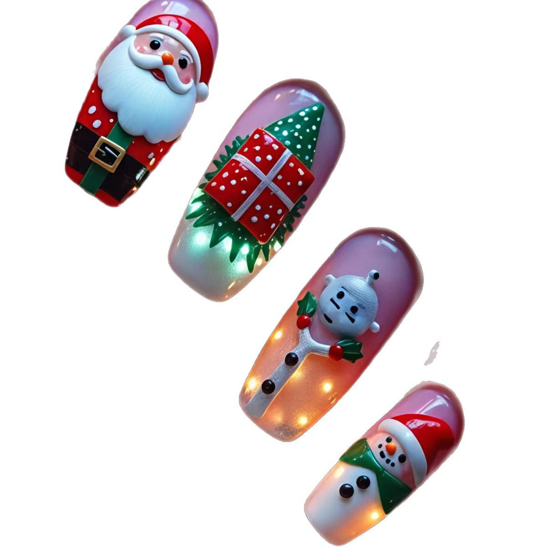 Festliche Nail Art Kunstnägel Karnz
