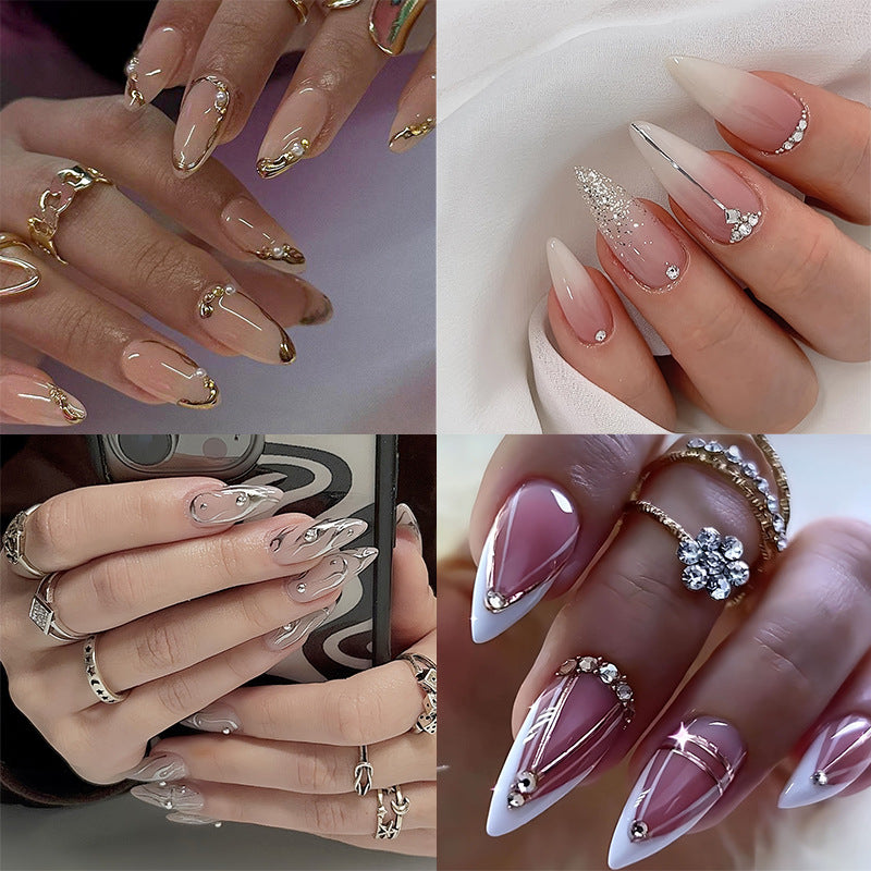 Elegante Nagelkunstverlängerungen Karnz