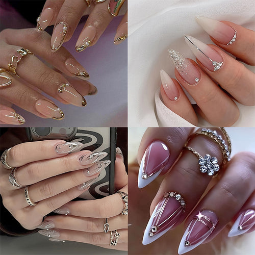Elegante Nagelkunstverlängerungen Karnz