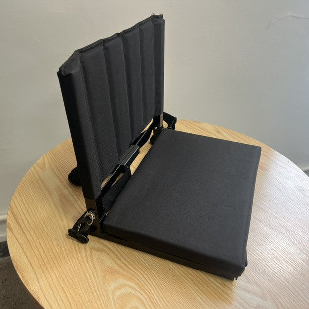 Damen Faltbarer Campingstuhl mit ergonomischer Rückenlehne Karnz