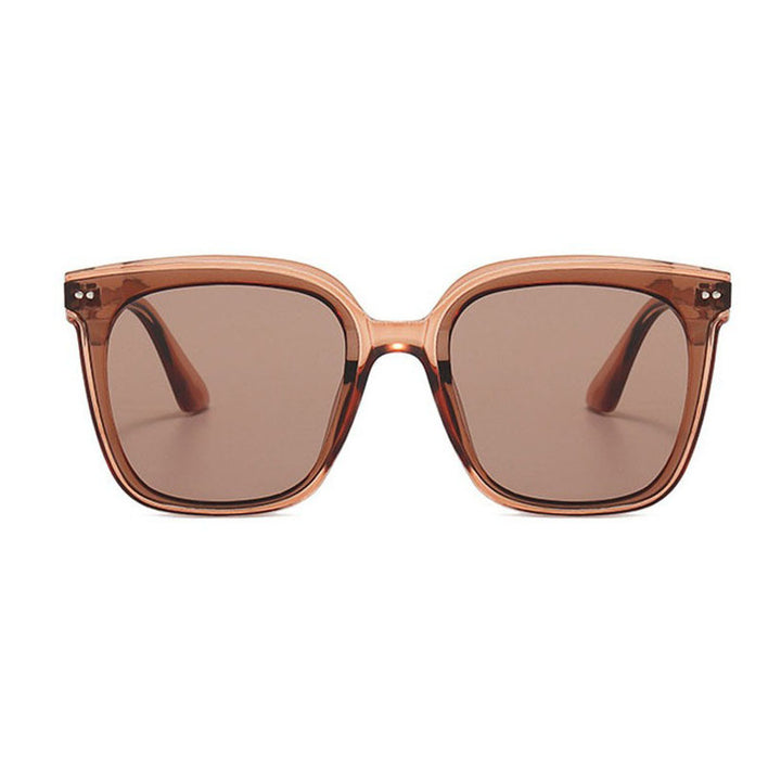 Damen Oversized Sonnenbrille mit modernem, kontrastierendem Design Karnz