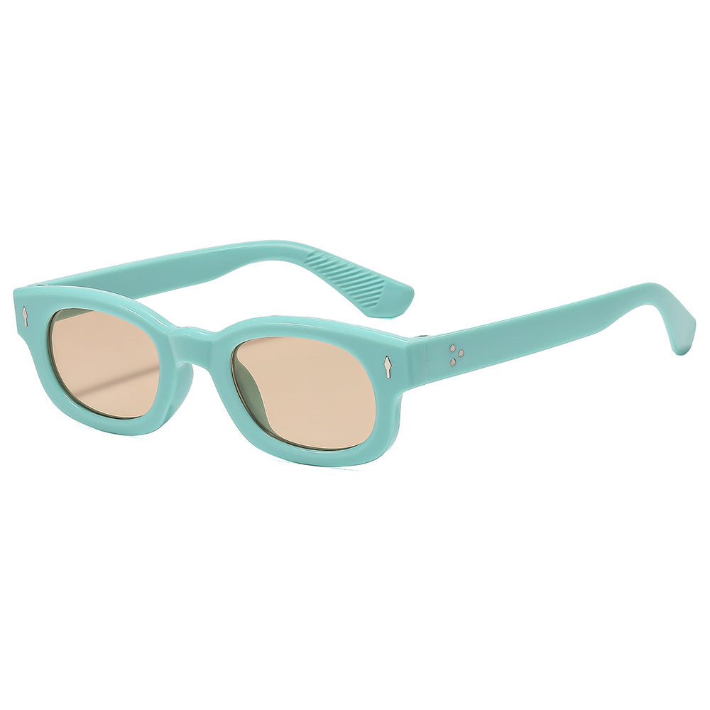 Damen modische Sonnenbrille im trendigen Quadratrohrdesign Karnz