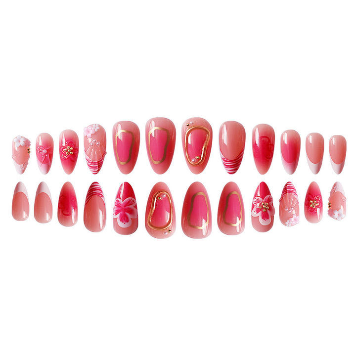 Florale Eleganz Nagelkunst Verlängerungen Karnz