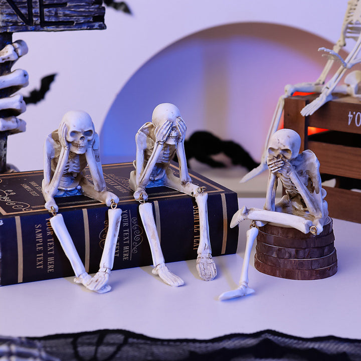 Dekorativer Skelettfigur Karnz