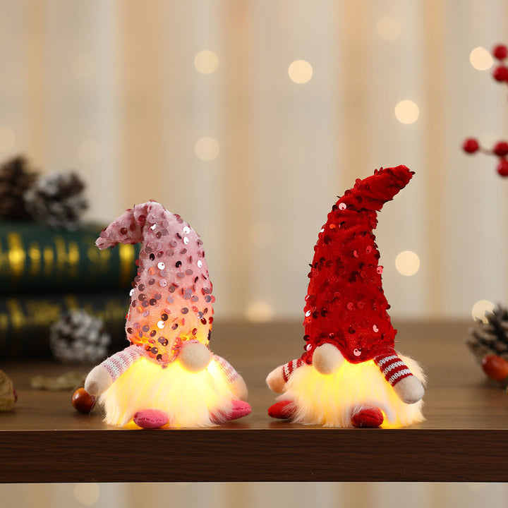 Dekorative LED Gnome Figurine Karnz