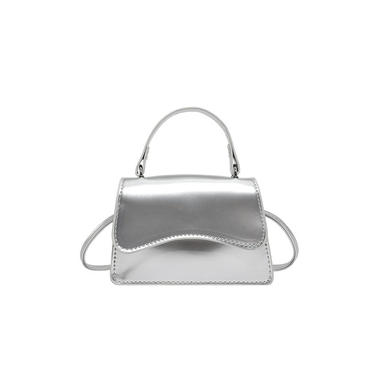 WoStylish Patentleder Mini-Handtasche Karnz
