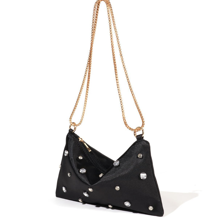 Luxuriöse Satin-Abendhandtasche