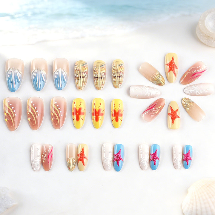 Dekoratives Press-On Nagelkunstset Karnz