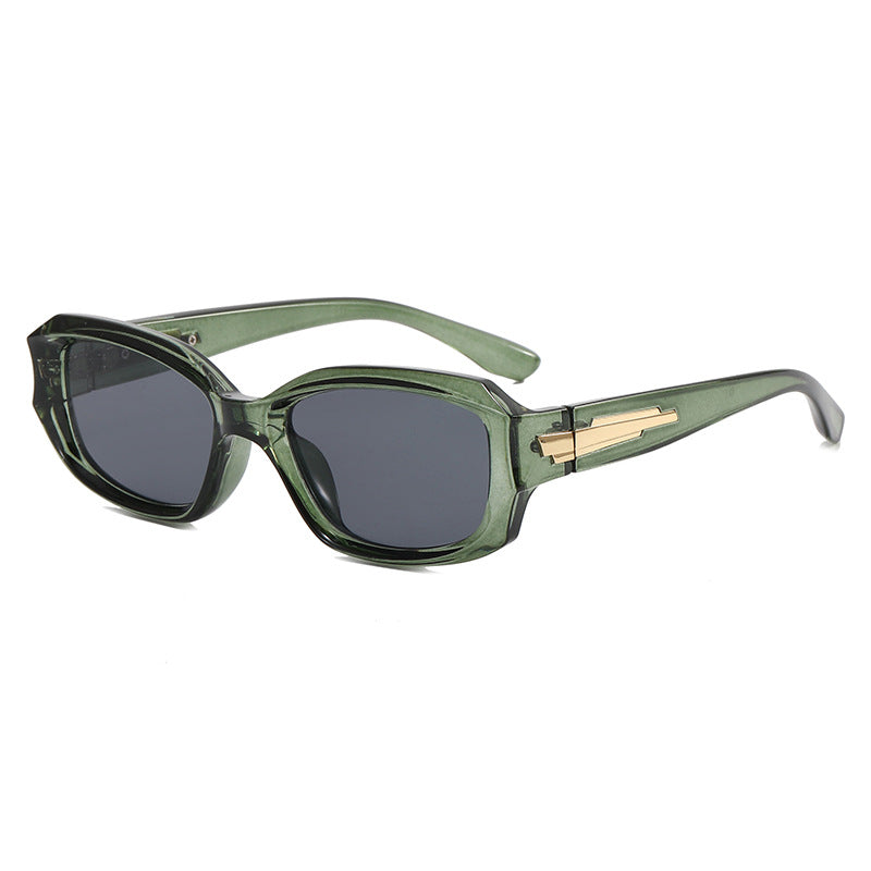Damen modische Oversized-Sonnenbrille mit einzigartigem Rahmen Karnz