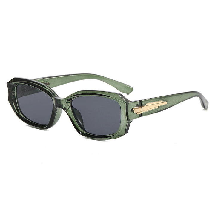 Damen modische Oversized-Sonnenbrille mit einzigartigem Rahmen Karnz