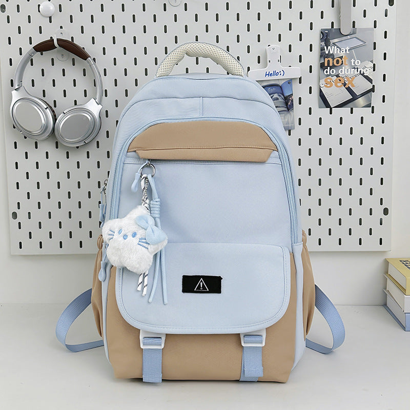 Stilvolles multifunktionales Rucksack mit plüschigem Schlüsselanhänger Karnz