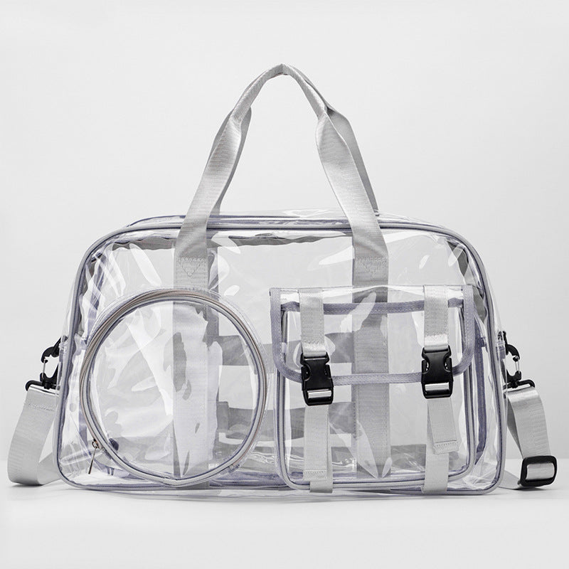 Stylische transparente Sport-Duffle-Tasche