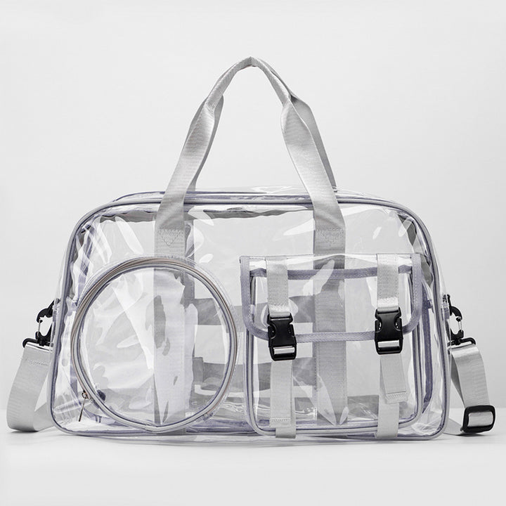 Stylische transparente Sport-Duffle-Tasche