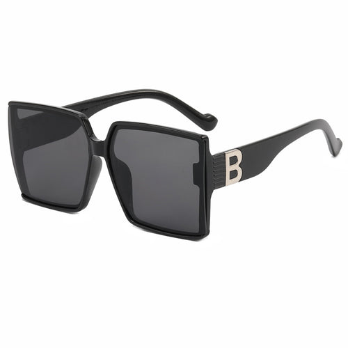Damen Oversized-Sonnenbrille mit luxurious Detail Karnz