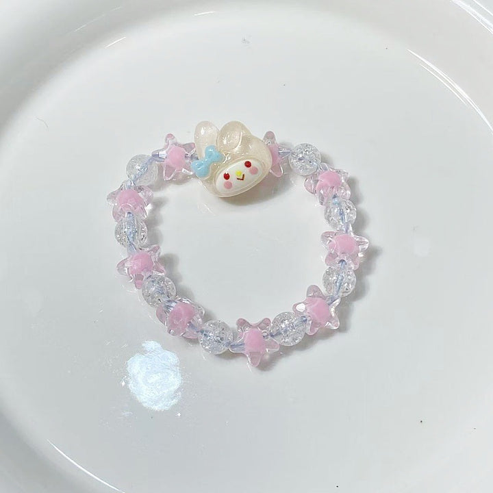 Verspieltes Armband mit Sternen und Niedlichem Anhänger Karnz