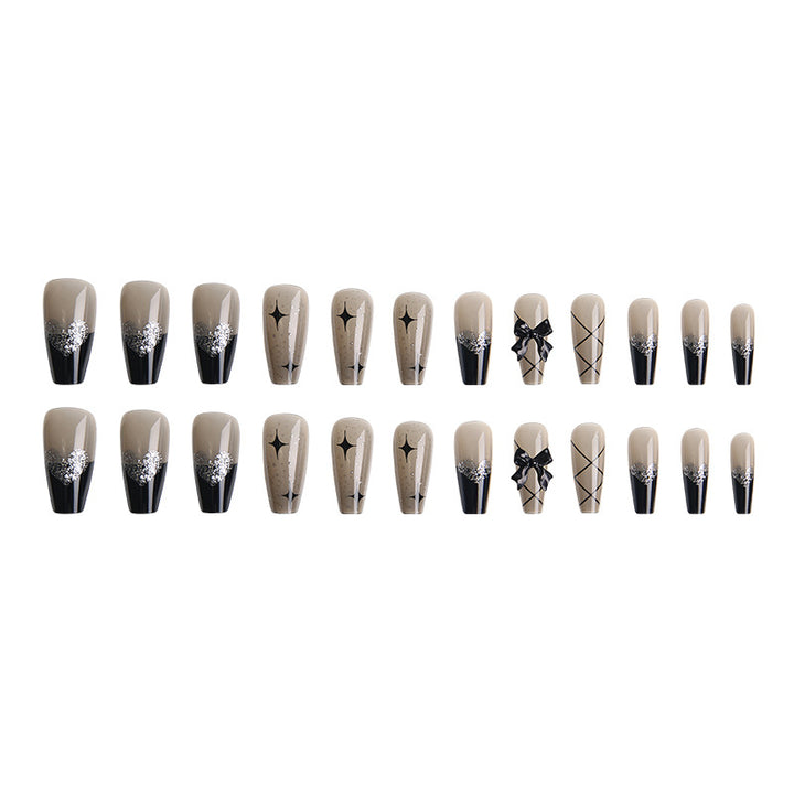 Schicke dekorative Press-On Nägel