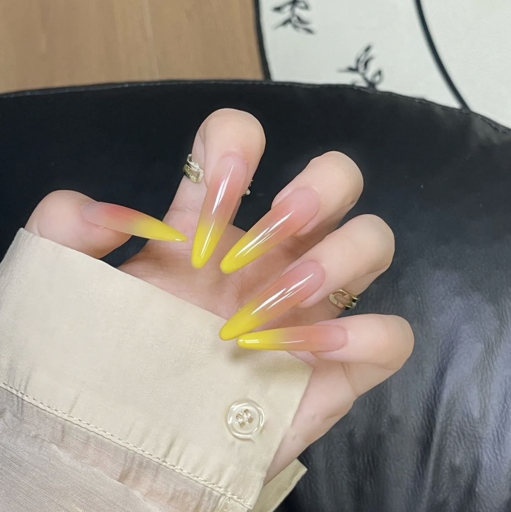 Kunstnägel mit Elegantem Ombre-Finish Karnz