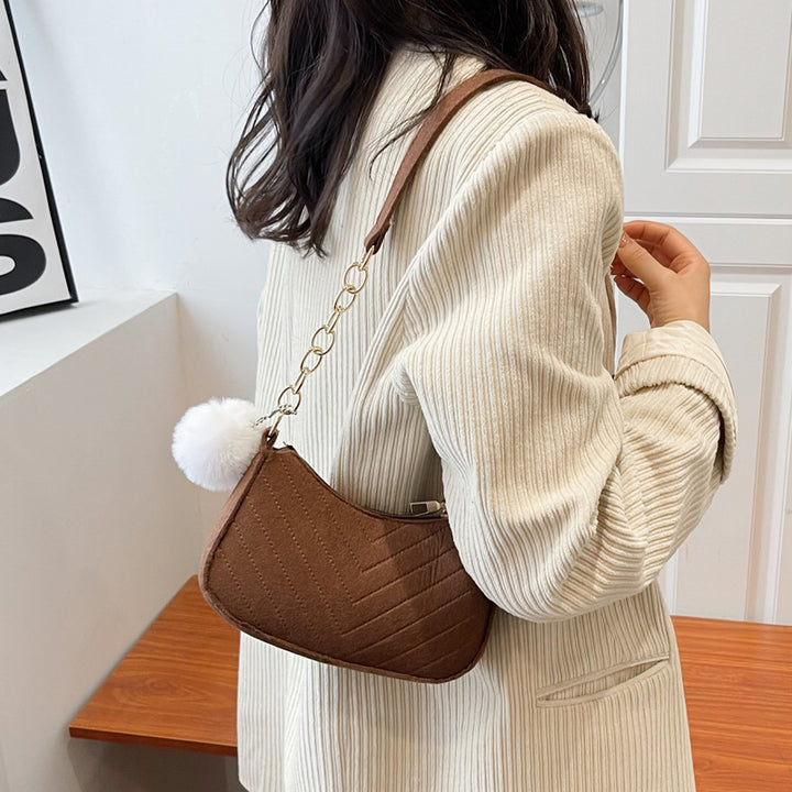 WoStylish Kunstfell Mini Handtasche Karnz