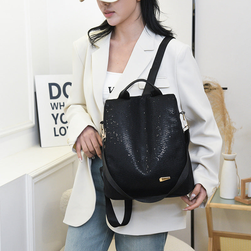 Chic Pailletten Rucksack Karnz