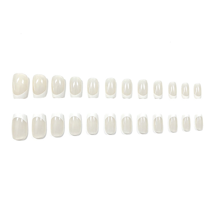 Elegante French Tip Acryl-Nagelverlängerungen Karnz 1789915965