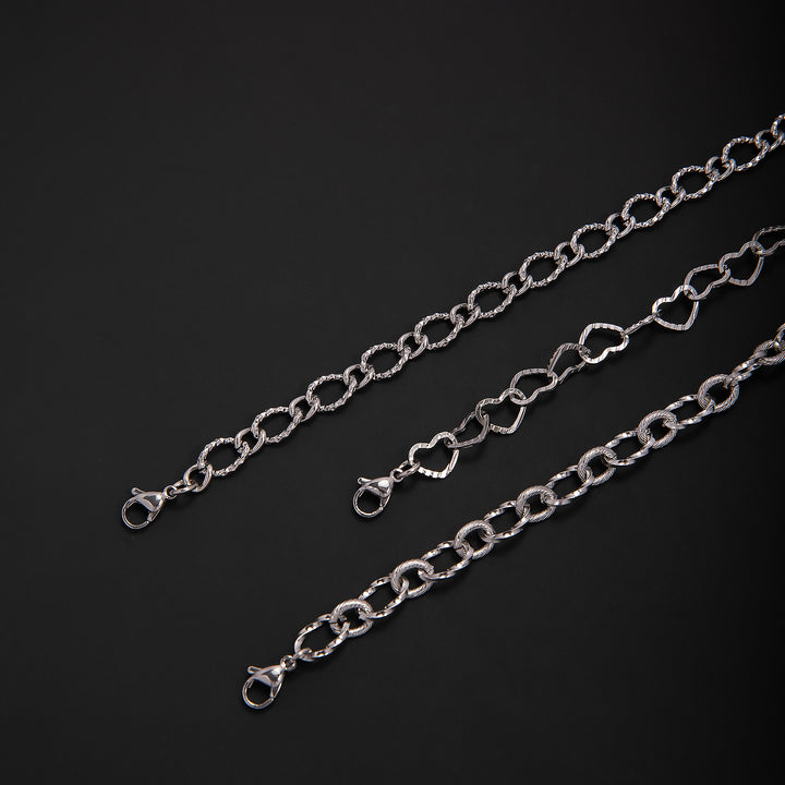 Vernetztes Metall-Gliederarmband Karnz