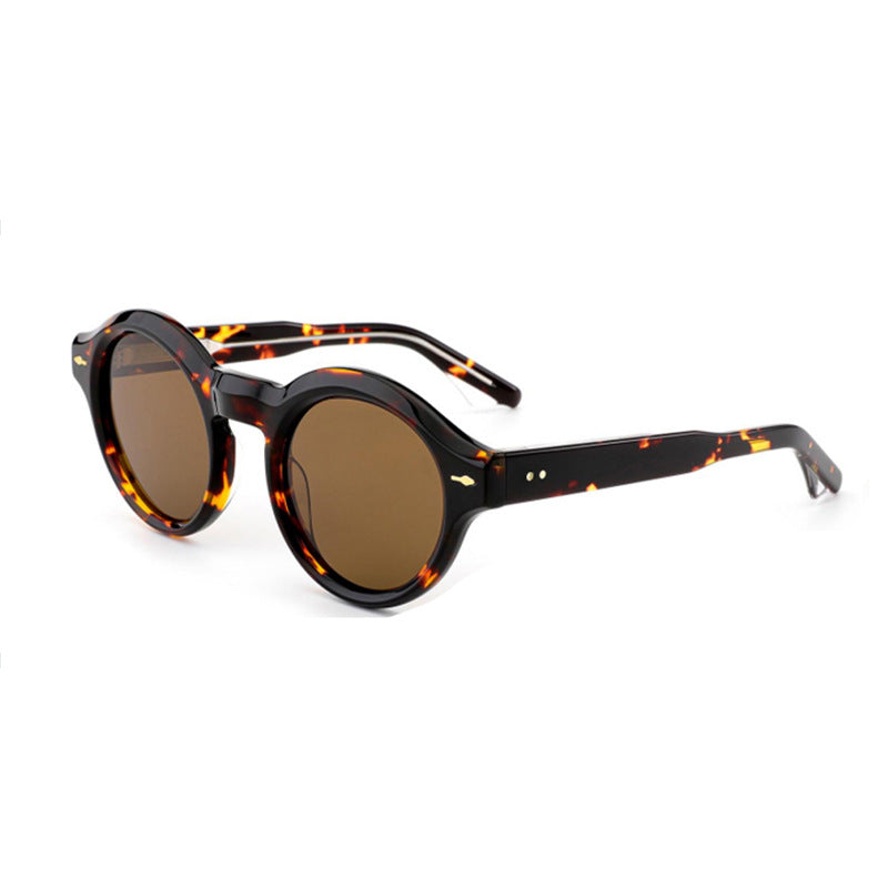 Damen Sonnenbrille im eleganten Retro-Design mit robustem Rahmen Karnz