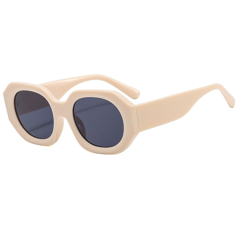 Damen modische Sonnenbrille im eleganten, achteckigen Design Karnz