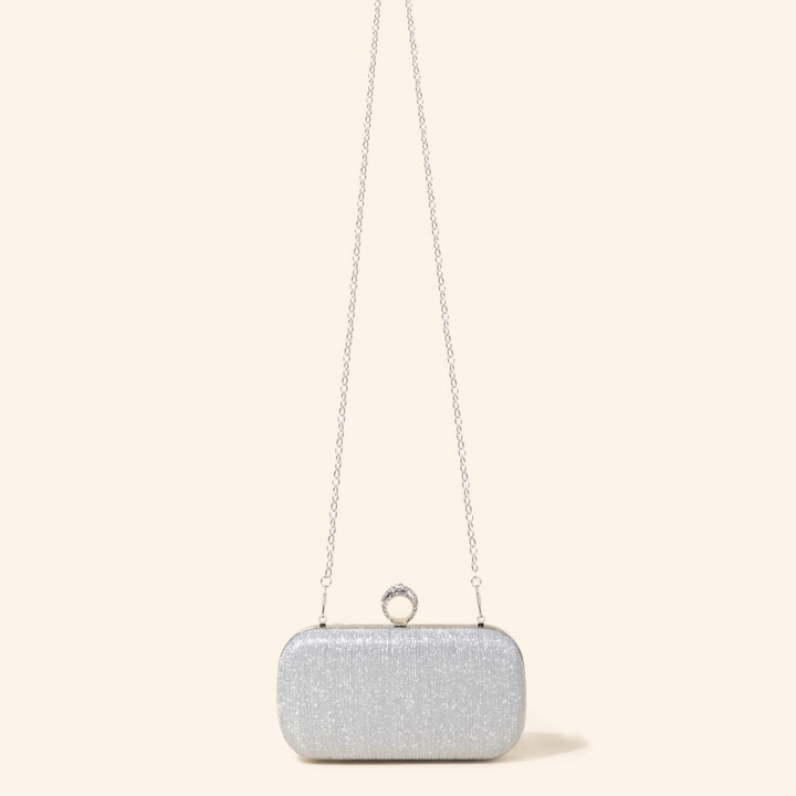 Dekorative Abend-Clutch mit Kettengriff