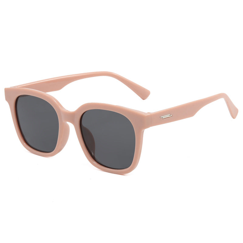 Damen Sonnenbrille mit modernem, eckigem Kunststoffrahmen Karnz