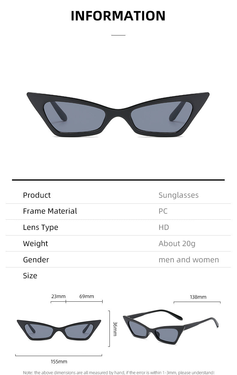 Damen modische Cat-Eye Sonnenbrille Karnz