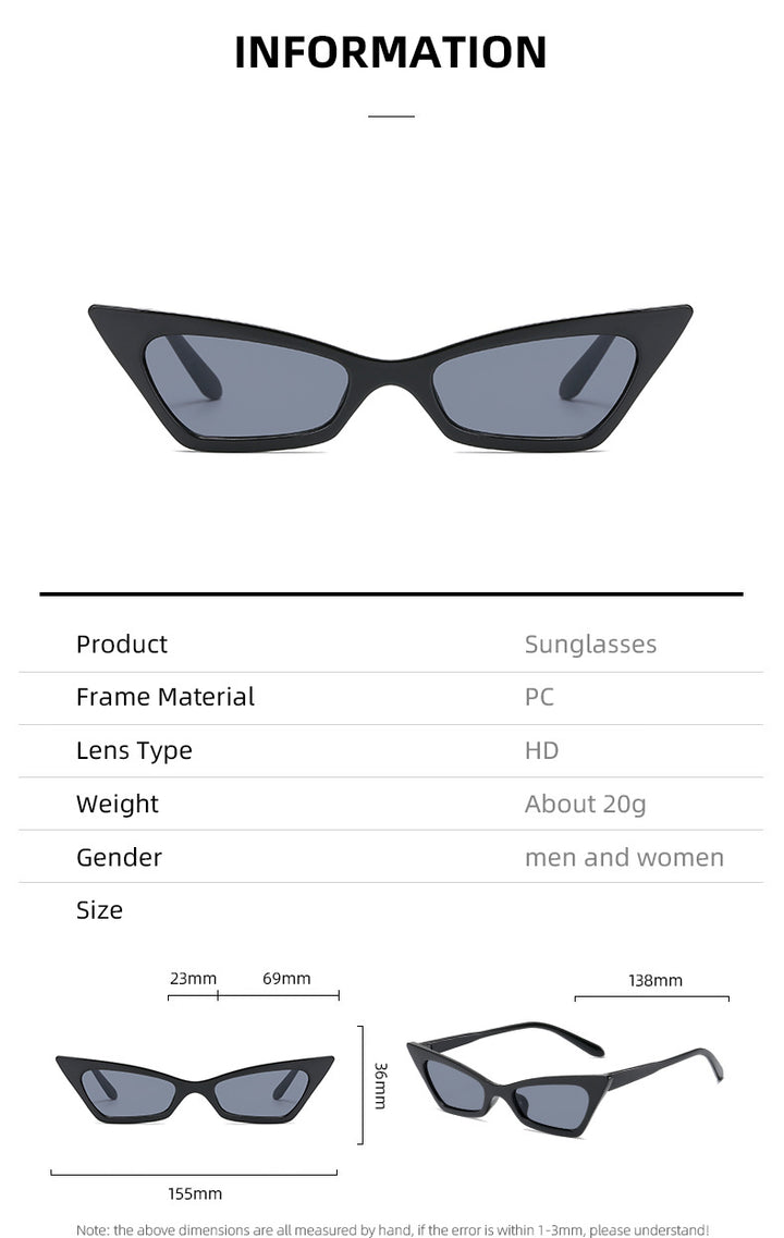 Damen modische Cat-Eye Sonnenbrille Karnz