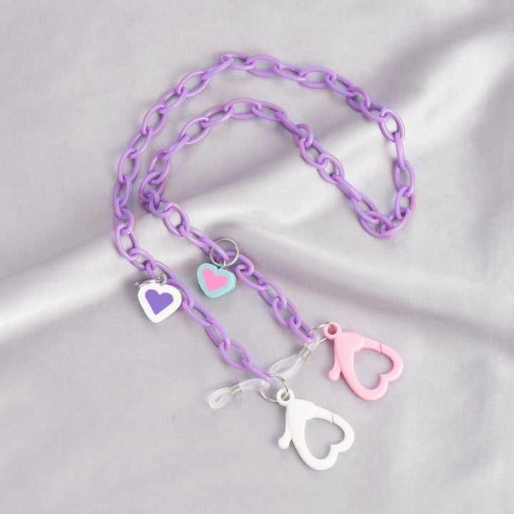 Stylische Herz-Themen Brillen Kette Karnz