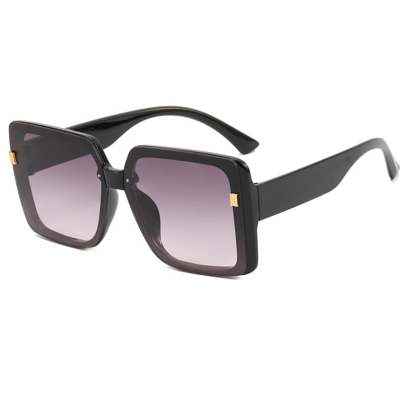 Damen trendige oversized quadratische Sonnenbrille Karnz