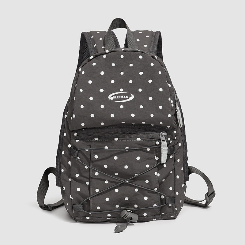 Trendy gepunkteter lässiger Rucksack Karnz