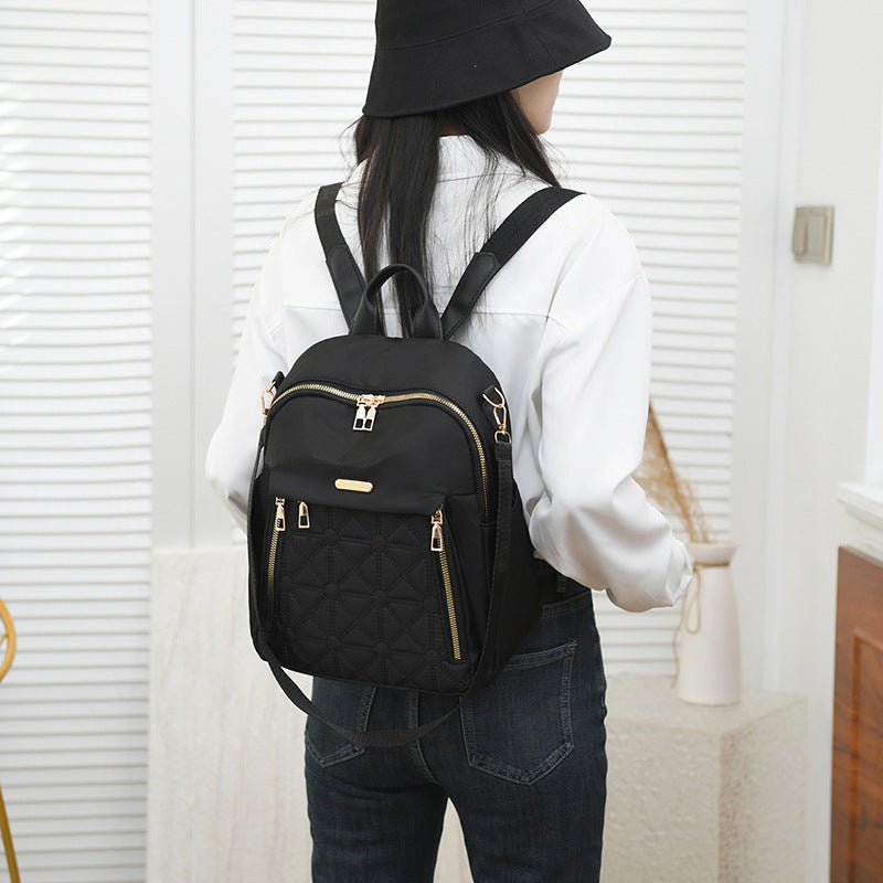 Elegante Rucksacktasche mit Strukturiertem Design und Praktischen Fächern Karnz