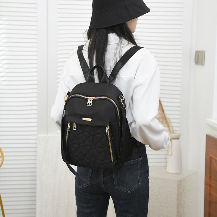 Elegante Rucksacktasche mit Strukturiertem Design und Praktischen Fächern Karnz